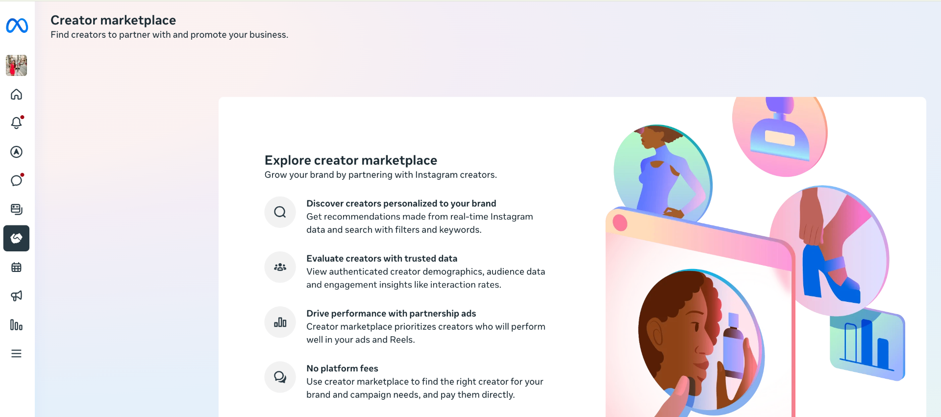 Meta Creator Marketplace — Find creators to partner with and promote your business